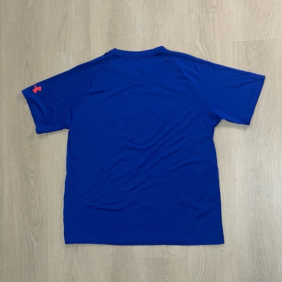 WORN Under Armour Superman Logo Shirt "Blue" - Picture 3 of 3